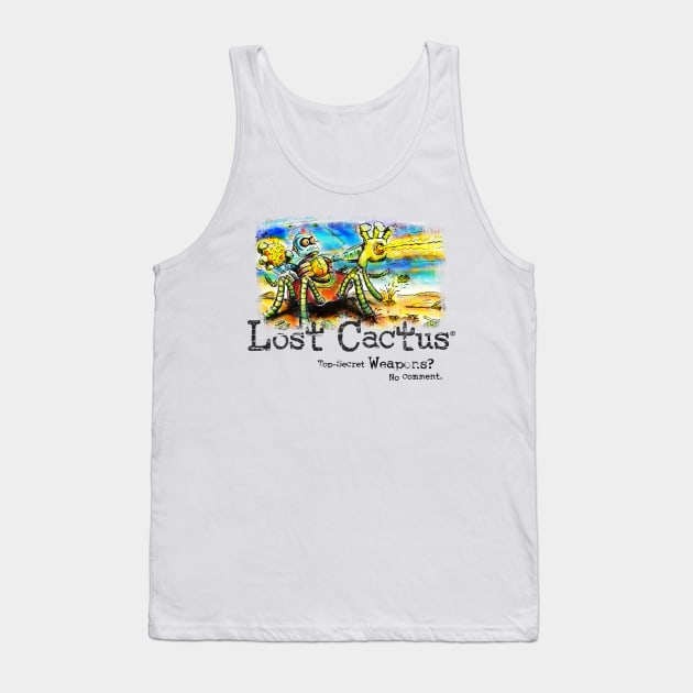 Lost Cactus - Top Secret Weapons? No Comment. Tank Top by LostCactus